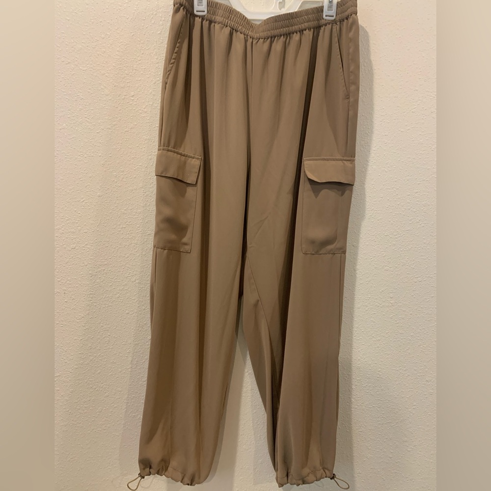 Women’s Tan Cargo Dress Pants